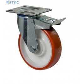 Колеса поворотные Серия 50 Norma с крепежной панелью и тормозом